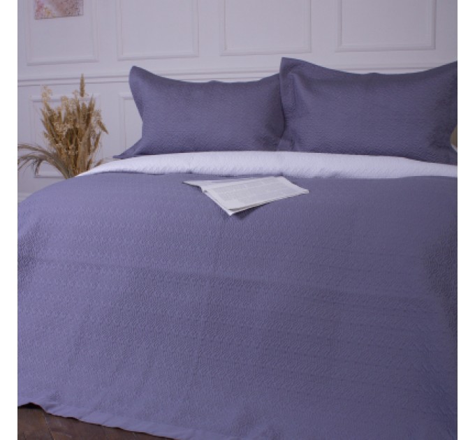 MirSon Покривало MirSon набір Imperial Grey Line покривало 240х260 см + наволочки 50х70 см х 2 шт (2200007178087)