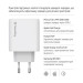 ColorWay Мережевий зарядний пристрій ColorWay GaN Mini 50W PD Port PPS USB (Type-C PD 30W + Type-C PD 20W) White (CW-CHS050PD-WT)