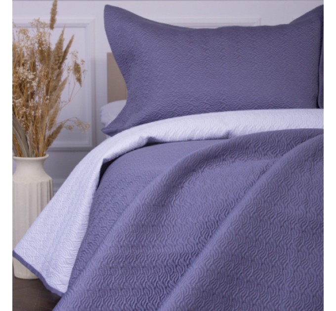 MirSon Покривало MirSon набір Imperial Grey Line покривало 240х260 см + наволочки 50х70 см х 2 шт (2200007178087)