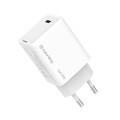 ColorWay Мережевий зарядний пристрій ColorWay GaN Mini 65W PD Port PPS USB-C White (CW-CHS049PD-WT)