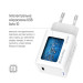 ColorWay Мережевий зарядний пристрій ColorWay GaN Mini 65W PD Port PPS USB-C White (CW-CHS049PD-WT)