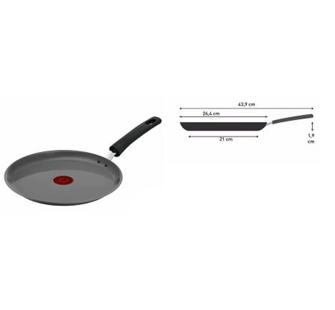 Tefal Сковорода для млинців Tefal Renewal 25 см (C4283873)