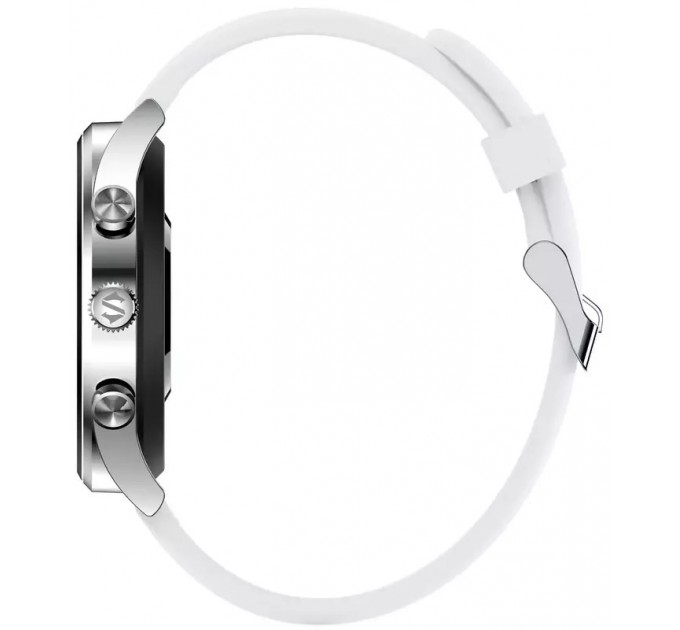 Black Shark Смарт-часы Black Shark S1 Classic Silver; 1.43" (466х466) AMOLED сенсорный / Bluetooth / GPS / IP68 / 53.5 x 49 x 12.1 мм, 55 г / 300 мАч / серебристый