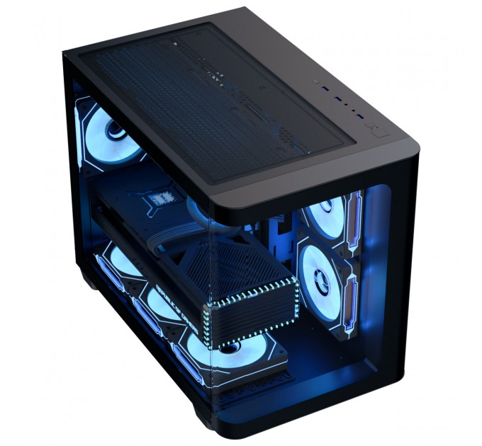 AeroCool Корпус AeroCool P300C-G-BK-v1 (ACCS-PN02033.11) Black без БЖ