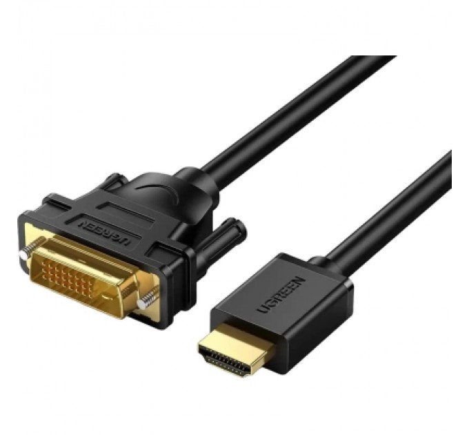 Ugreen Кабель мультимедійний HDMI M to DVI M 3.0m HD106 black Ugreen (10136)