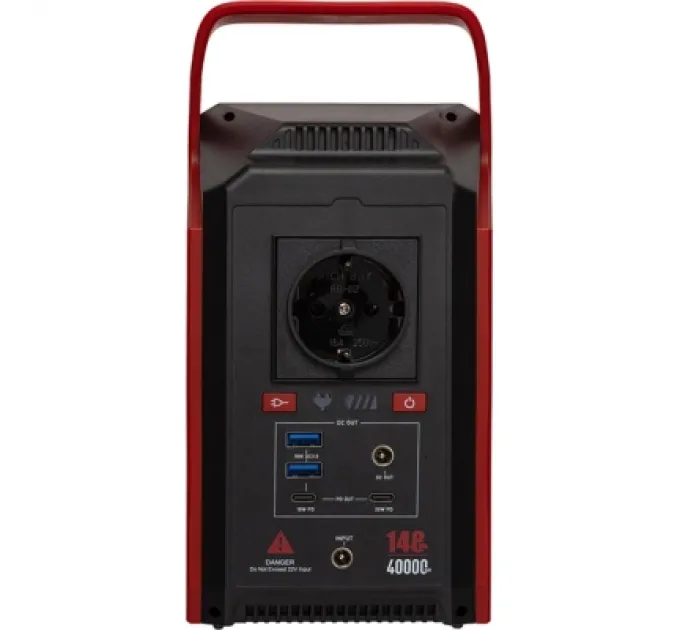 PowerPlant Зарядна станція PowerPlant PP-425 40000mAh, PD 30W, AC 200W (PB931415)