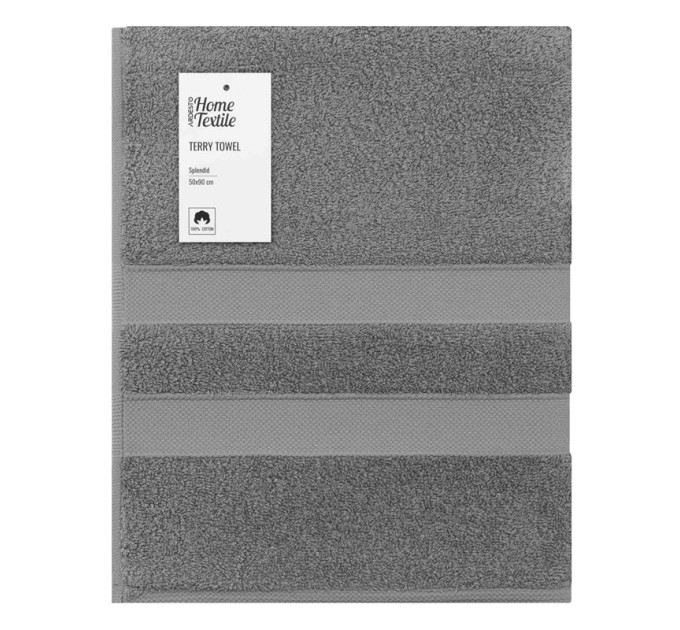 Ardesto Рушник Ardesto Splendid 100% бавовна, сірий 50х90 см (ART2350GR)