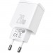 Baseus Зарядний пристрій Baseus Compact Quick Charger U+C 20W EU White (CCXJ-B02)