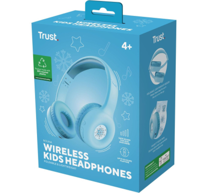 Trust Навушники Trust Nouna Kids Wireless Blue (25275)