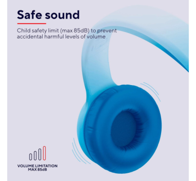Trust Навушники Trust Nouna Kids Wireless Blue (25275)