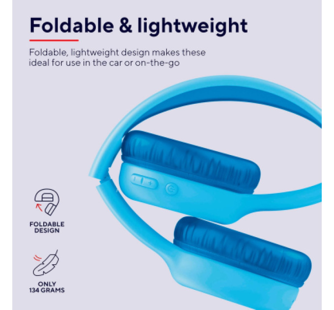 Trust Навушники Trust Nouna Kids Wireless Blue (25275)