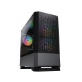 Cougar Корпус Cougar MG140 AIR RGB Black без БЖ