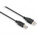 Vinga Кабель для принтера USB 2.0 AM/BM 1.8 m Vinga (VCPDCAMBM1.8BK)