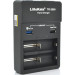 Liitokala Зарядний пристрій для акумуляторів Liitokala 2 Slots, USB1/QC/3.0, USB2/2.4A, NiMHC(R14)/SC/AA/AAA/17670, Li-ion10440...26650 (Lii-TR2000)