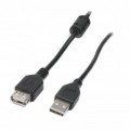 Maxxter Дата кабель USB 2.0 AM/AF 1.0m Maxxter (UF-AMAF-1M)