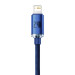 Baseus Кабель Baseus Crystal Shine USB - Lightning, 2.4A, 2м Blue (CAJY000103)