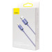 Baseus Кабель Baseus Crystal Shine USB - Lightning, 2.4A, 2м Purple (CAJY000105)