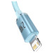Baseus Кабель Baseus Crystal Shine USB - Lightning, 2.4A, 2м Sky Blue (CAJY001203)