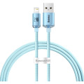 Baseus Кабель Baseus Crystal Shine USB - Lightning, 2.4A, 2м Sky Blue (CAJY001203)