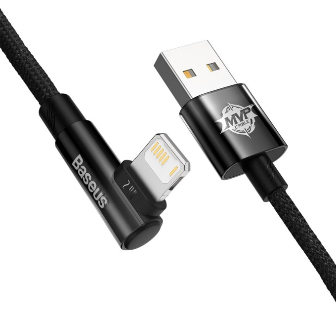 Baseus Кабель Baseus MVP 2 USB - Lightning, 2.4A, 1м Black (CAVP000001)