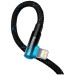 Baseus Кабель Baseus MVP 2 USB Type-C - Lightning, 20W, 1м Black/Blue (CAVP000221)