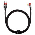 Baseus Кабель Baseus MVP 2 USB Type-C - Lightning, 20W, 1м Black/Red (CAVP000220)