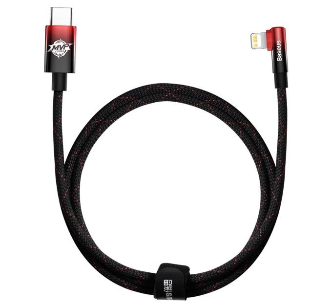 Baseus Кабель Baseus MVP 2 USB Type-C - Lightning, 20W, 1м Black/Red (CAVP000220)