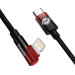 Baseus Кабель Baseus MVP 2 USB Type-C - Lightning, 20W, 1м Black/Red (CAVP000220)