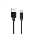 SkyDolphin Кабель SkyDolphin S55V Neylon USB - micro USB (M/M), 1 м, Black (SDUSB-000438)