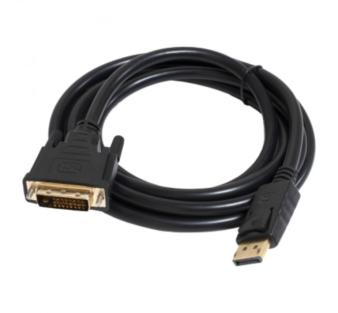 Patron Кабель мультимедійний DisplayPort M to DVI M 1.8m 24+1pin Patron (CAB-PN-MUL-DP-DVI-18)