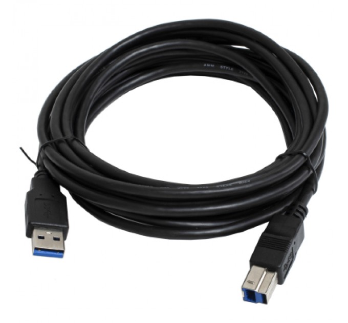 Patron Кабель для принтера USB 3.0 AM/BM 3.0m black Patron (CAB-PN-AMBM-USB3-30)