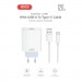 XO Зарядний пристрій XO USB 120W + cable USB to USB-C white (XO-L128U)