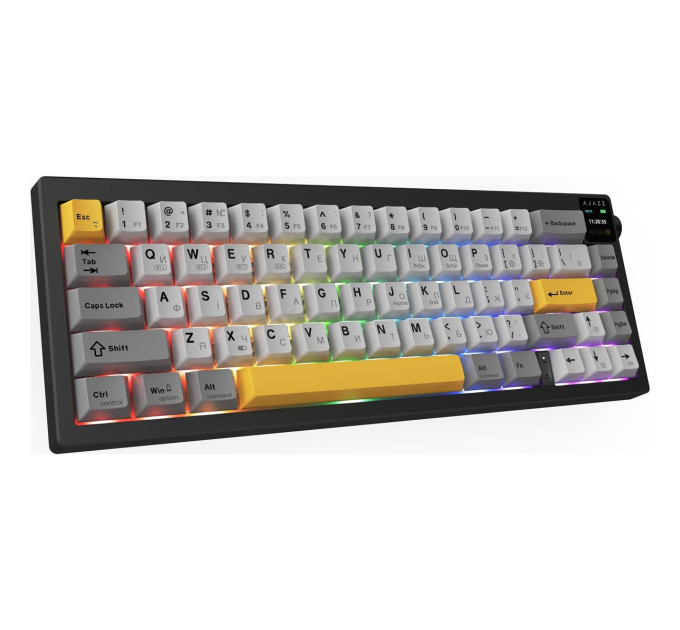Ajazz Клавіатура бездротова Ajazz AK650 Flying Fish Switch Black (AK650-FF-BGY)