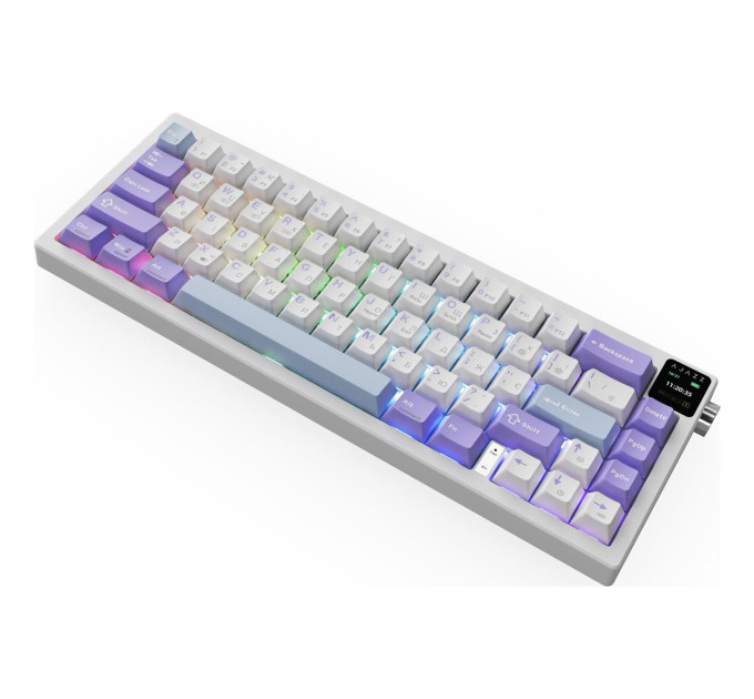 Ajazz Клавіатура бездротова Ajazz AK650 Flying Fish Switch Purple (AK650-FF-PWB)