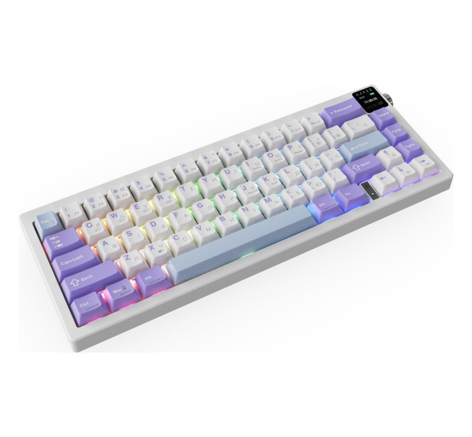 Ajazz Клавіатура бездротова Ajazz AK650 Flying Fish Switch Purple (AK650-FF-PWB)