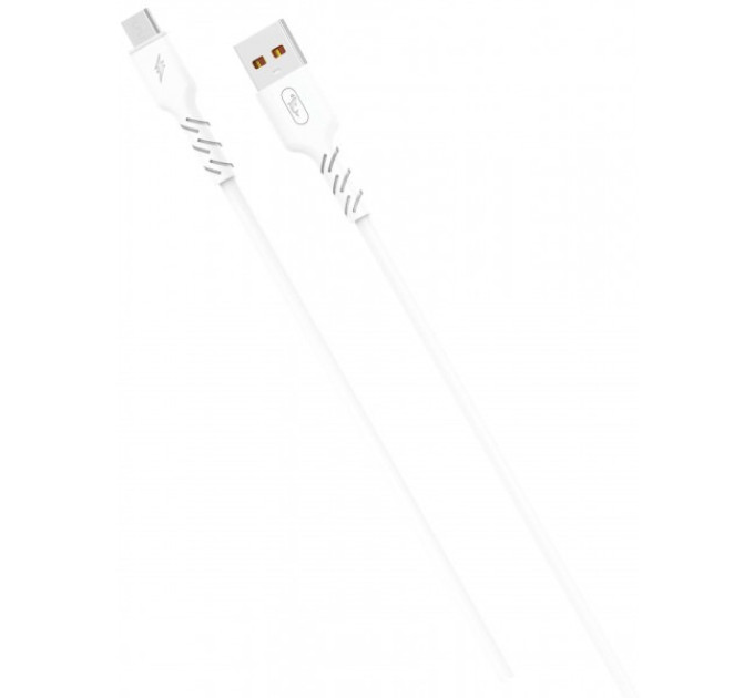 SkyDolphin Кабель SkyDolphin S07V TPE High Elastic Line USB - micro USB (M/M), 1 м, White (SDUSB-000597)