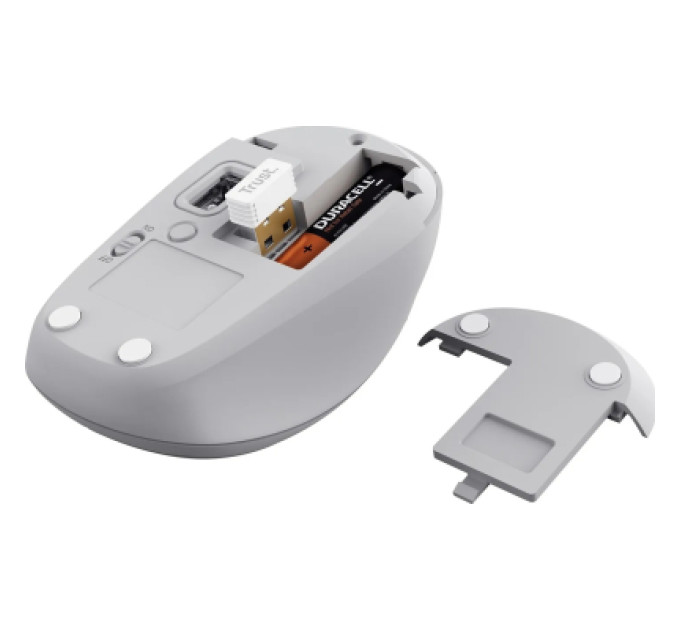 Trust Мишка Trust Yvi+ Multi-Device Wireless/Bluetooth White (25454)