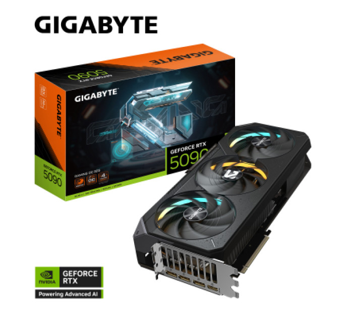 GIGABYTE Відеокарта GIGABYTE GeForce RTX5090 32GB GAMING OC (GV-N5090GAMING OC-32GD)
