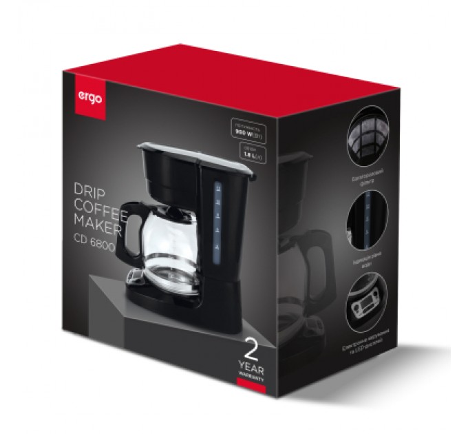 Ergo Крапельна кавоварка Ergo CD 6800