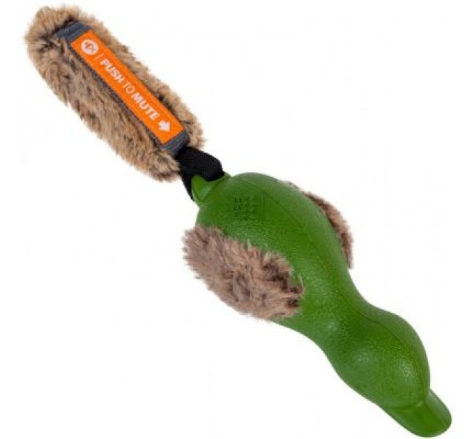 GiGwi Іграшка для собак GiGwi Push to mute Качка з відключаємою пищалкою 30 см (2331)