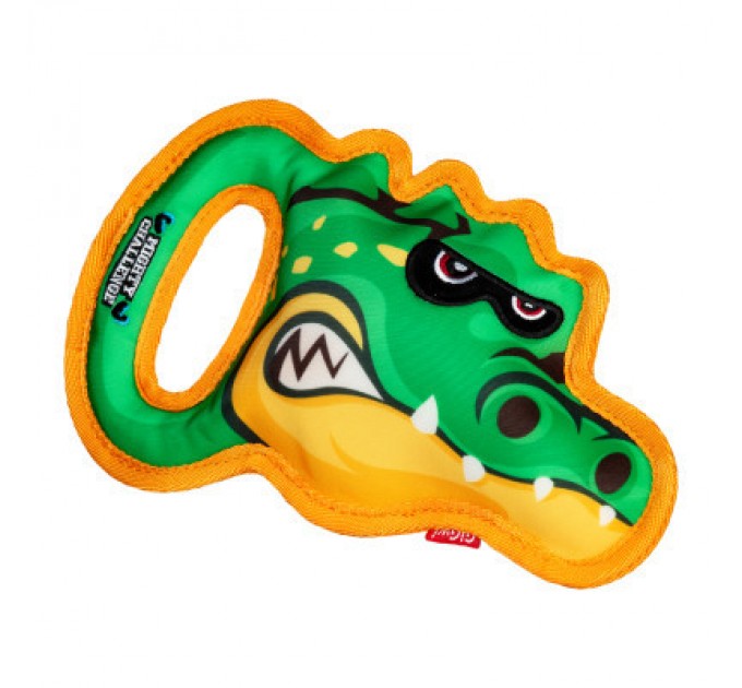GiGwi Іграшка для собак GiGwi Mighty Challenge Крокодил з пищалкою 25 см (2235)