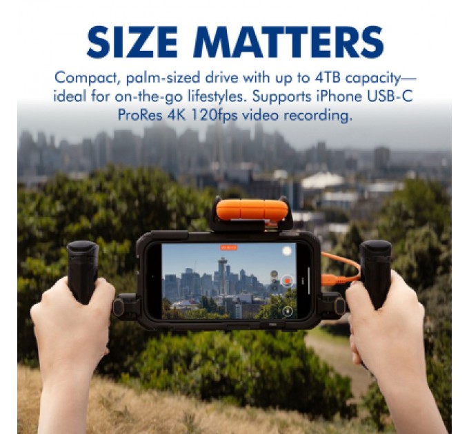 LaCie Накопичувач SSD USB Type-C 4TB Rugged LaCie (STND4000400)