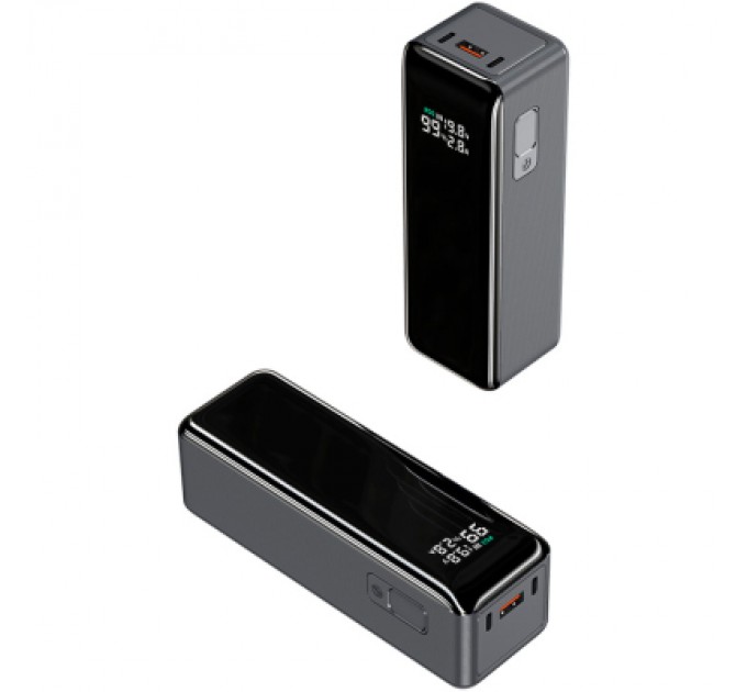 ATRIA Батарея універсальна Atria 30000mAh PD/3.1/160W(Max)80W+80W, QC/3.0/22.5W (WPD-160S)
