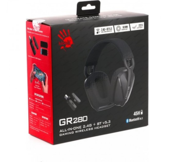 A4Tech Навушники A4Tech Bloody GR280 Black (4711421001632)