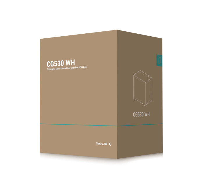 Deepcool Корпус DeepCool CG530 White (R-CG530-WHNDA0-G-1) без БЖ