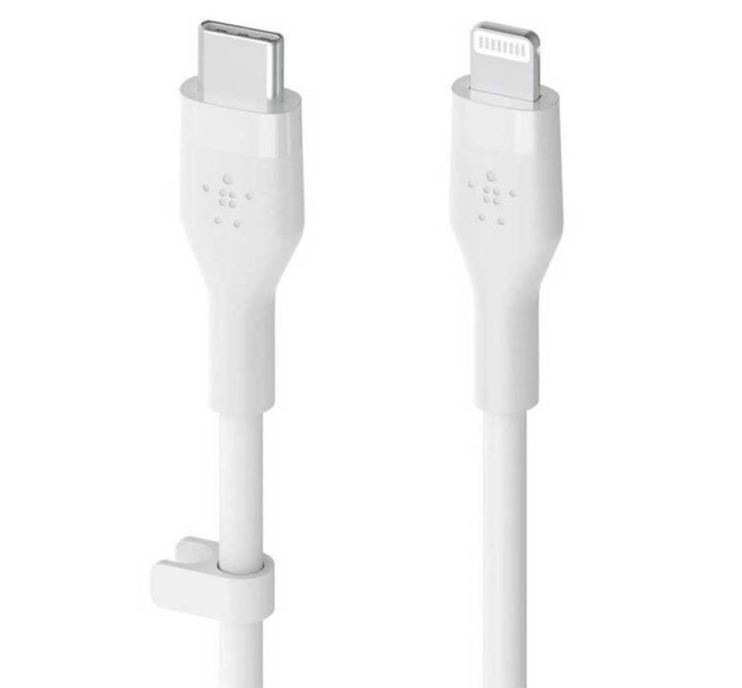 Belkin Кабель Belkin BoostCharge Flex USB Type-C - Lightning, 2 м, White (CAA009bt2MWH) OEM