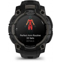 Смарт-годинник Garmin Instinct 3 45mm AMOLED Black with Black Silicone Band (010-02936-40)
