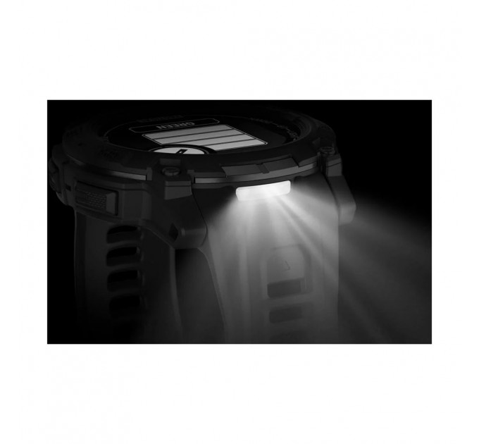 Garmin Смарт-годинник Garmin Instinct 3 50mm Tactical Solar Black with Charcoal Silicone Band (010-02935-90)