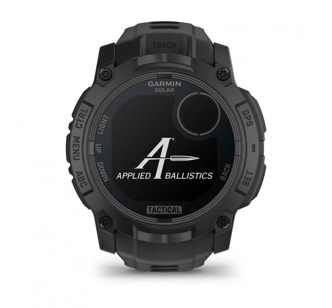 Garmin Смарт-годинник Garmin Instinct 3 50mm Tactical Solar Black with Charcoal Silicone Band (010-02935-90)
