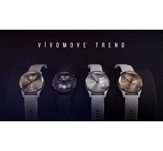 Garmin Смарт-годинник Garmin Vivomove Trend White Cream (010-02665-01)